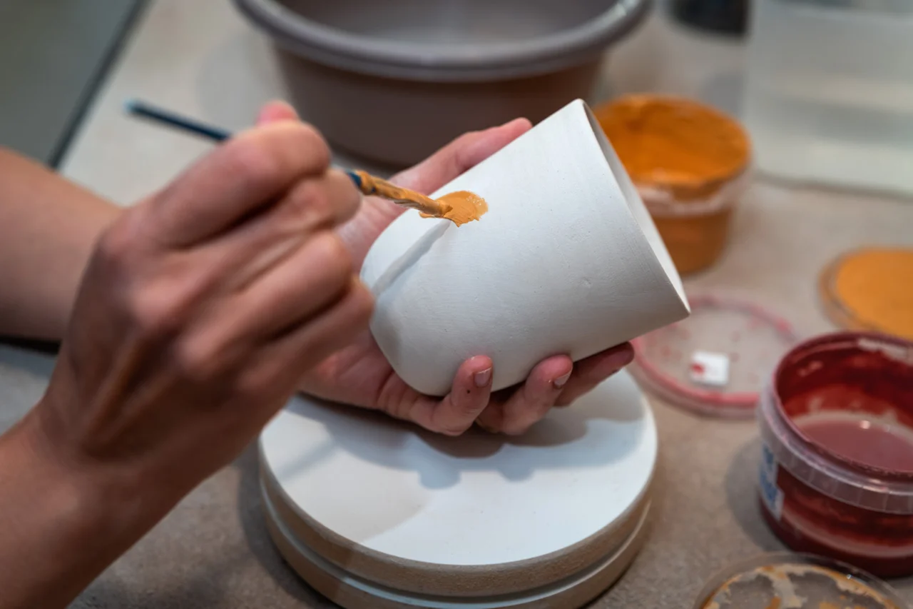 Painting Pottery